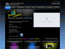 Tablet Screenshot of 3lsound.com